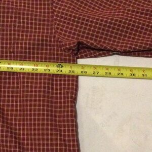 Haggar Brick Red checkered shirt XXL